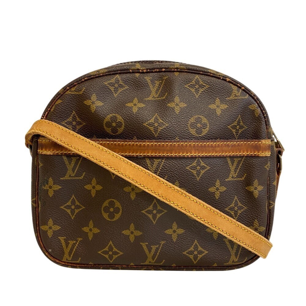 LOUIS VUITTON Leather Shoulder Bag, Brown
